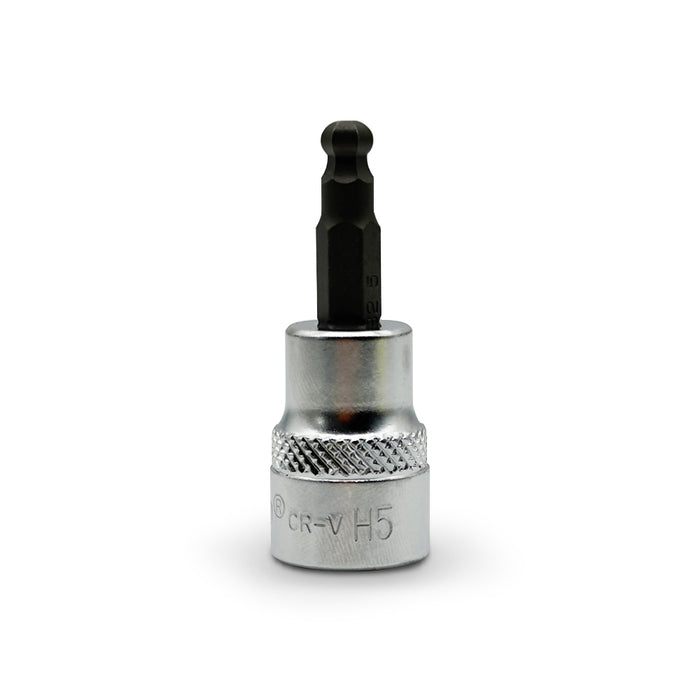 AuzGrip A71038 7 Piece Metric 3/8" Square Drive Hex Ball-End Socket Bit Set