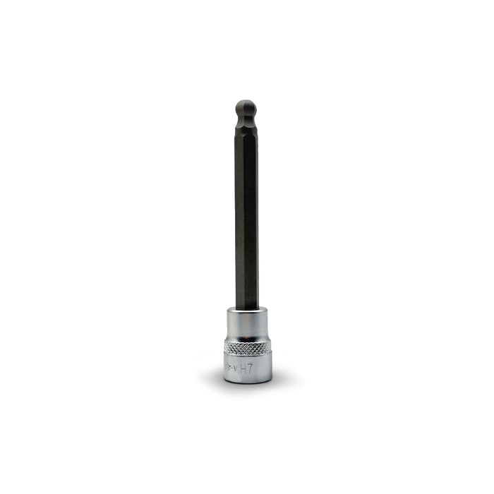 AuzGrip A71050 7 Piece 100mm Metric 3/8" Square Drive Hex Ball-End Socket Bit Set