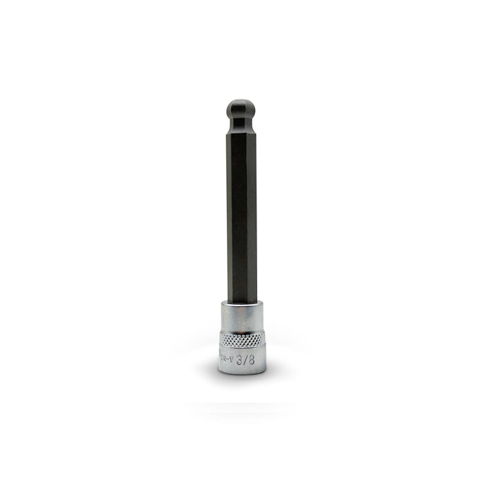 AuzGrip A71060 7 Piece 3/8"Square DriveSae Hex Ball-end Socket Bit Set 100mm