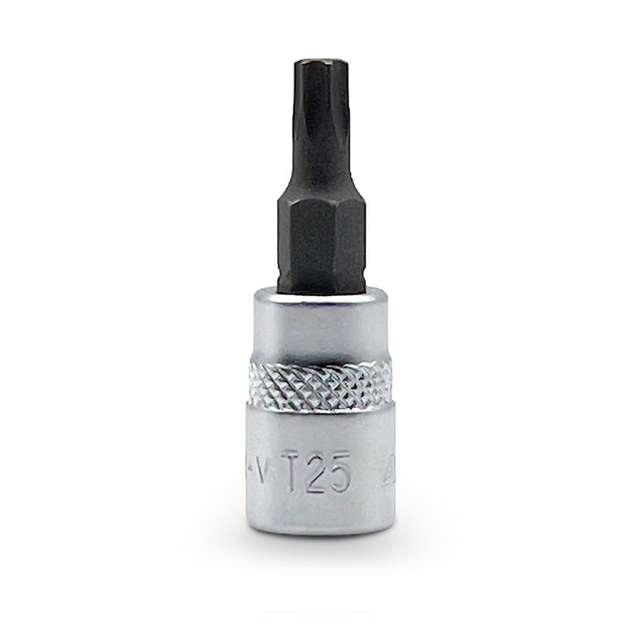 AuzGrip A71220 10 Piece 1/4" & 3/8" Square Drive Tamper Proof Torx Bit Socket Set