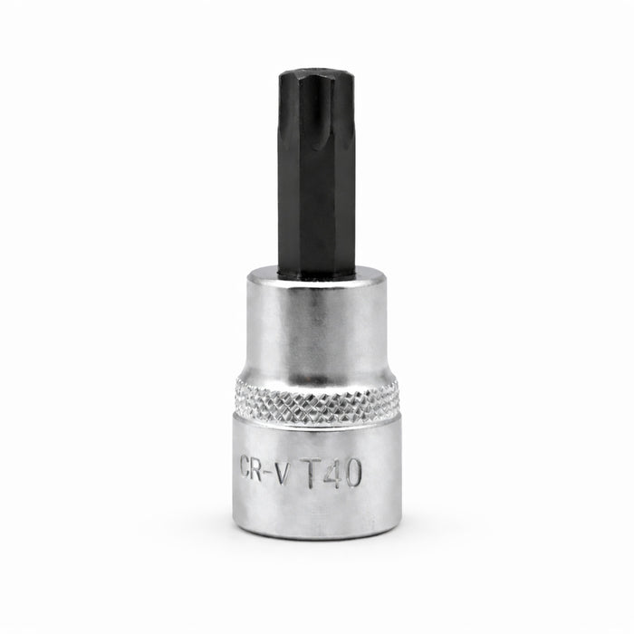 AuzGrip A71220 10 Piece 1/4" & 3/8" Square Drive Tamper Proof Torx Bit Socket Set