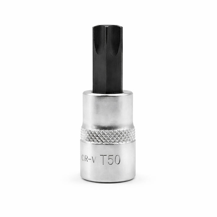 AuzGrip A71220 10 Piece 1/4" & 3/8" Square Drive Tamper Proof Torx Bit Socket Set