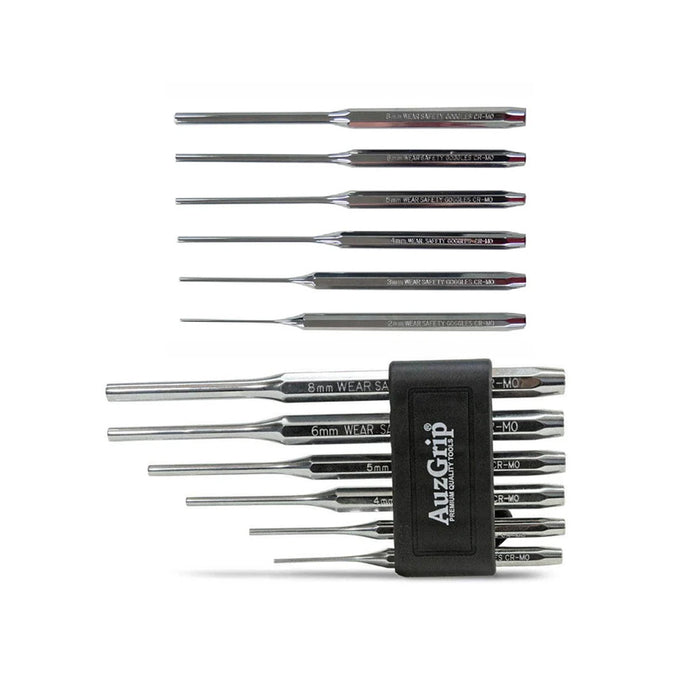 AuzGrip A71420 Pin Punch Set + A71400 Long Pin Punch Set Bundle