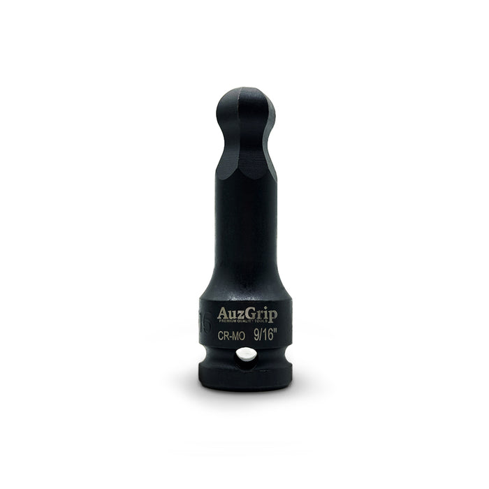 AuzGrip A84606 9 Piece SAE 1/2" Square Drive Ball End Hex Bit Impact Socket Set
