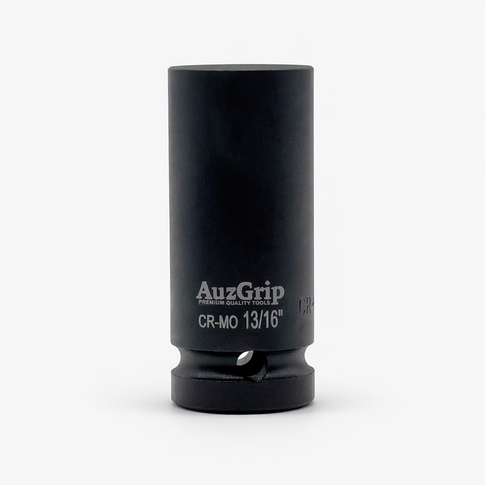 AuzGrip A84611 11 Piece SAE 6 Point 1/2" Square Drive Deep Impact Socket Set