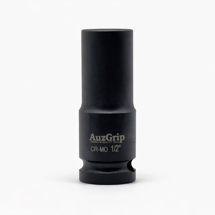 AuzGrip A84611 11 Piece SAE 6 Point 1/2" Square Drive Deep Impact Socket Set