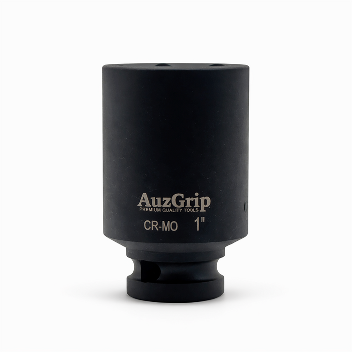 AuzGrip A84611 11 Piece SAE 6 Point 1/2" Square Drive Deep Impact Socket Set