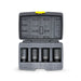 AuzGrip A84614 4 Piece Metric 6 Point 1/2" Square Drive Deep Impact Socket Set