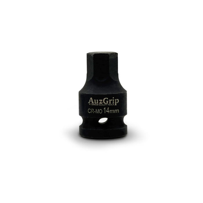 AuzGrip A84680 5 Piece Metric 12 Point 1/2" Square Drive European Hub Wheel Impact Socket Set