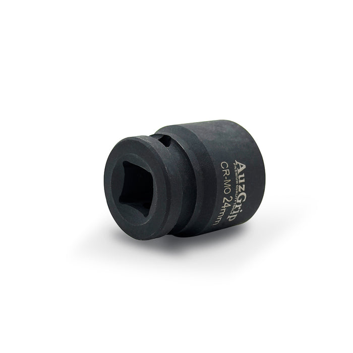 AuzGrip A84680 5 Piece Metric 12 Point 1/2" Square Drive European Hub Wheel Impact Socket Set