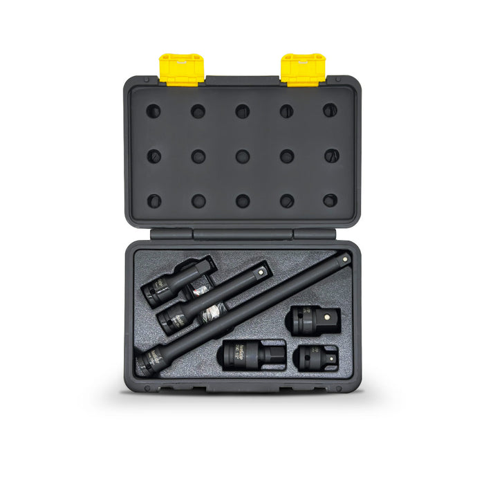 AuzGrip A84869 6 Piecec 1/2" Square Drive Impact Socket Adaptor & Extension Bar Set