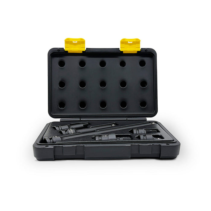 AuzGrip A84869 6 Piecec 1/2" Square Drive Impact Socket Adaptor & Extension Bar Set