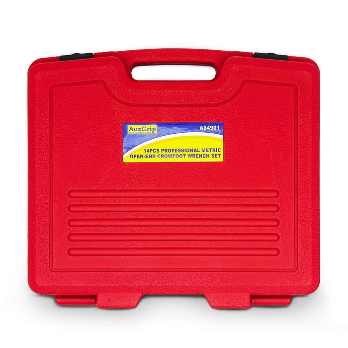 AuzGrip A84901 14 Piece 1/2" Square Drive Open-End Impact Crowfoot Spanner