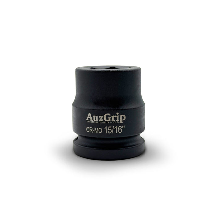 AuzGrip A86605 27 Piece SAE 6 Point 3/4" Square Drive Impact Socket Set