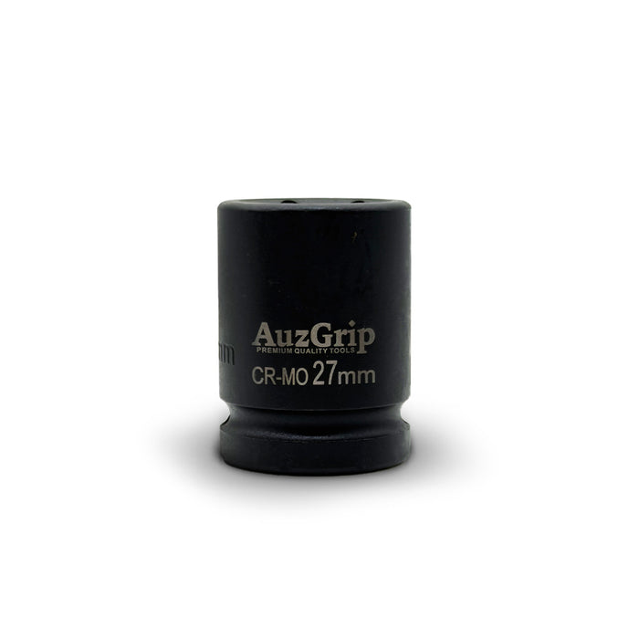 AuzGrip A86607 8 Piece Metric 6 Point 3/4" Square Drive Impact Socket Set