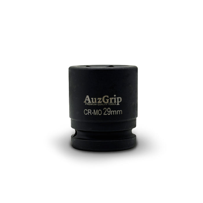 AuzGrip A86607 8 Piece Metric 6 Point 3/4" Square Drive Impact Socket Set