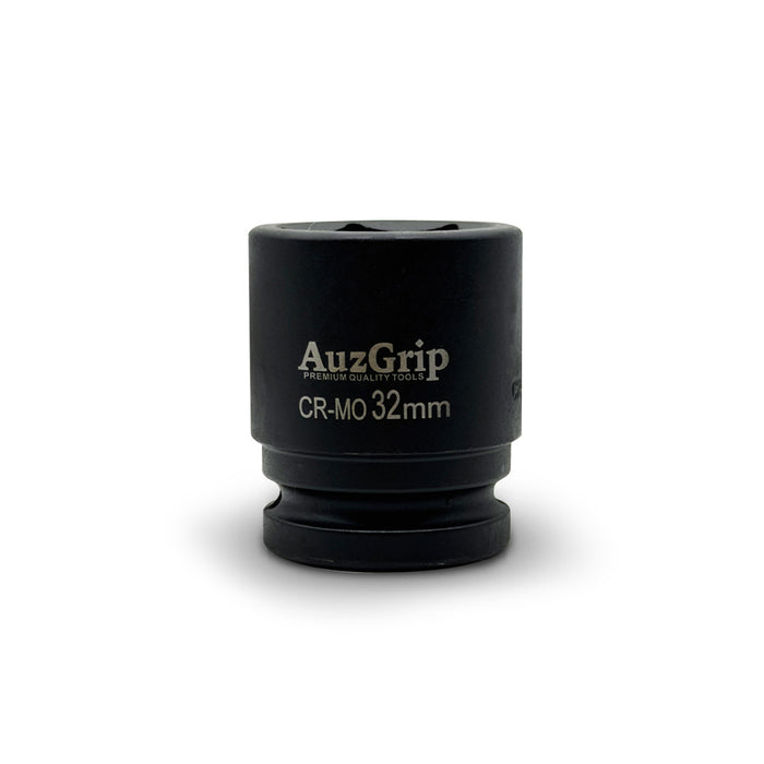 AuzGrip A86607 8 Piece Metric 6 Point 3/4" Square Drive Impact Socket Set