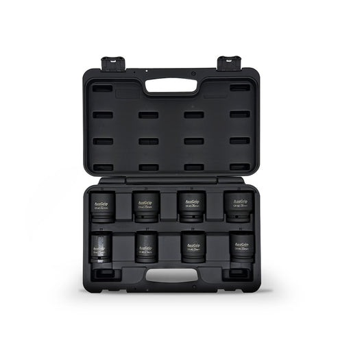 AuzGrip A86607 8 Piece Metric 6 Point 3/4" Square Drive Impact Socket Set