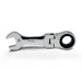 Auzgrip 14mm Metric Stubby Flexible Combination Ratchet Spanner Set Front