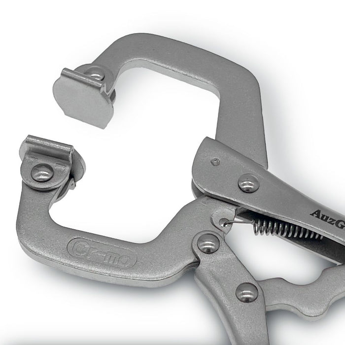 Auzgrip A33050 150mm Locking C - Clamp Plier With Swivel Jaws