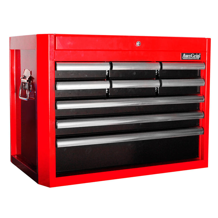 Auzgrip A10001 26" 16 Drawer Red & Black Tool Chest & Roller Cabinet Trolley Combo