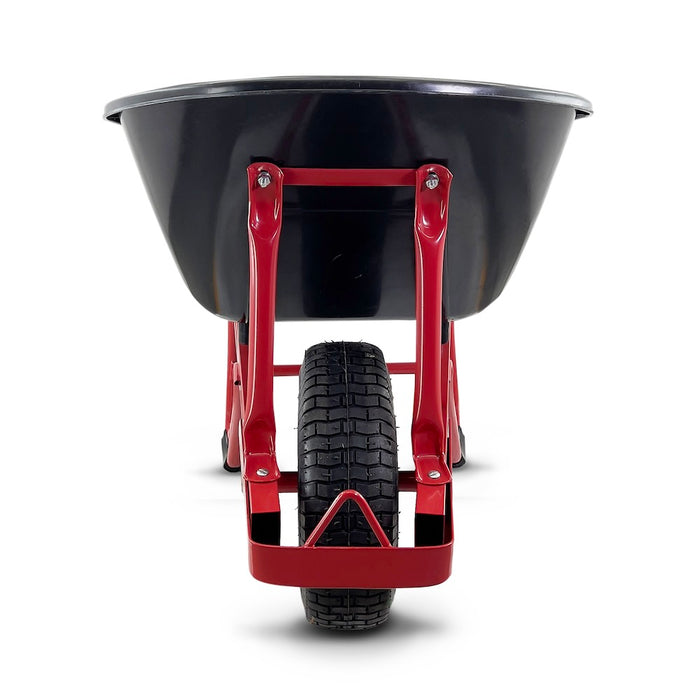 Duramix DMPT100PW Pneumatic Poly Tray Wheelbarrow