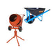 Duramix DMHM22 85L Electric Mixer + DMCPT100FF Poly Wheelbarrow Bundle