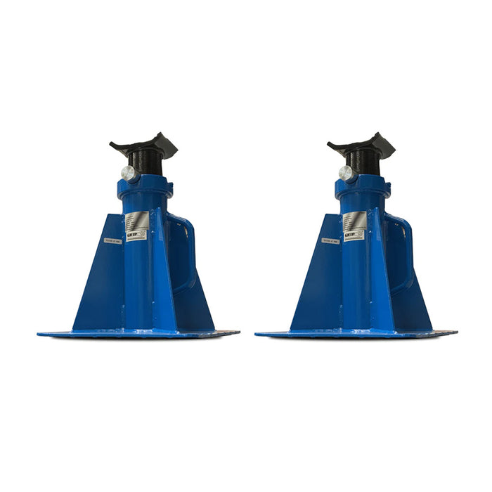 Grip 19051 20000kg (20T) Pin Type Short Truck Jack Stand - Bundle of 2