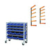 Grip 29391 Mobile Bin Rack and Pittsburgh P30001 Storage Rack Bundle
