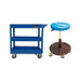 Grip 52025 Mobile Trolley Cart and 20303 Hydraulic Roller Seat Bundle