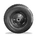 Grip 52120 400mm 180kg Flat Free Rubber Steel Rim Wheel