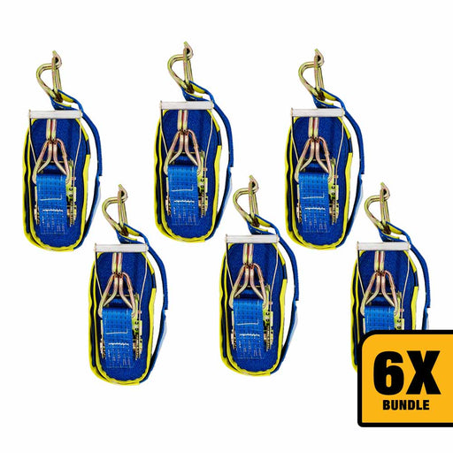 Grip 28740 50mm X 11M Ratchet Tie Down Strap - Bundle of 6