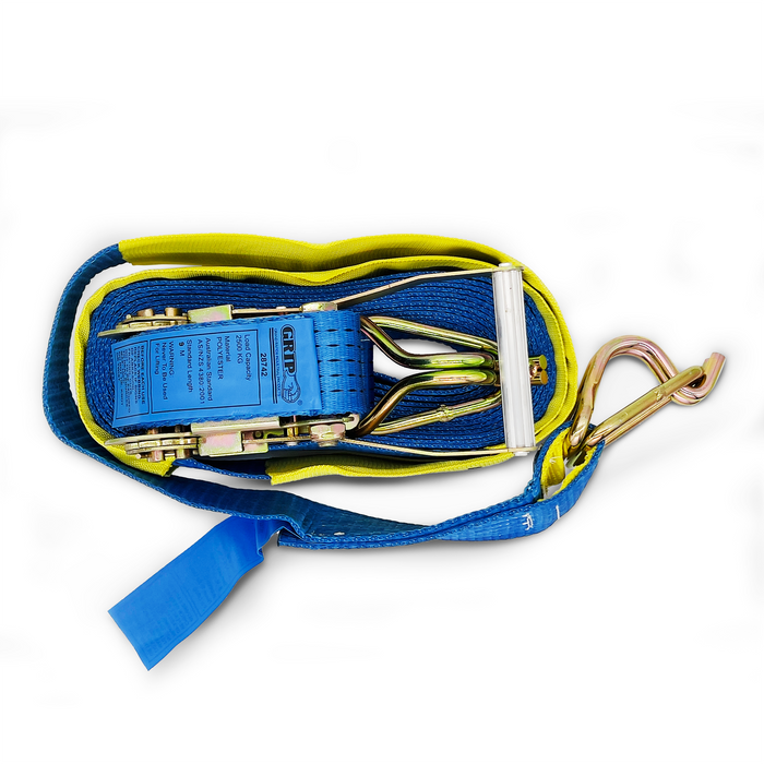 Grip 28742 2500kg (2.5T) 50mm X 9M Ratchet Tie Down Strap - Single