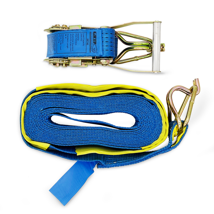 Grip 28742 2500kg (2.5T) 50mm X 9M Ratchet Tie Down Strap - Single
