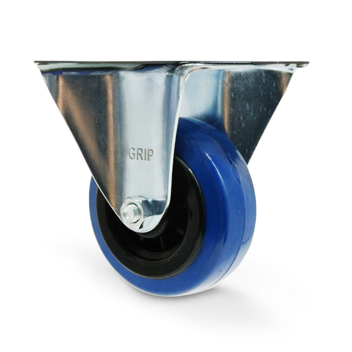 Grip 42061 100mm 80kg Elastic Rubber Fixed Castor