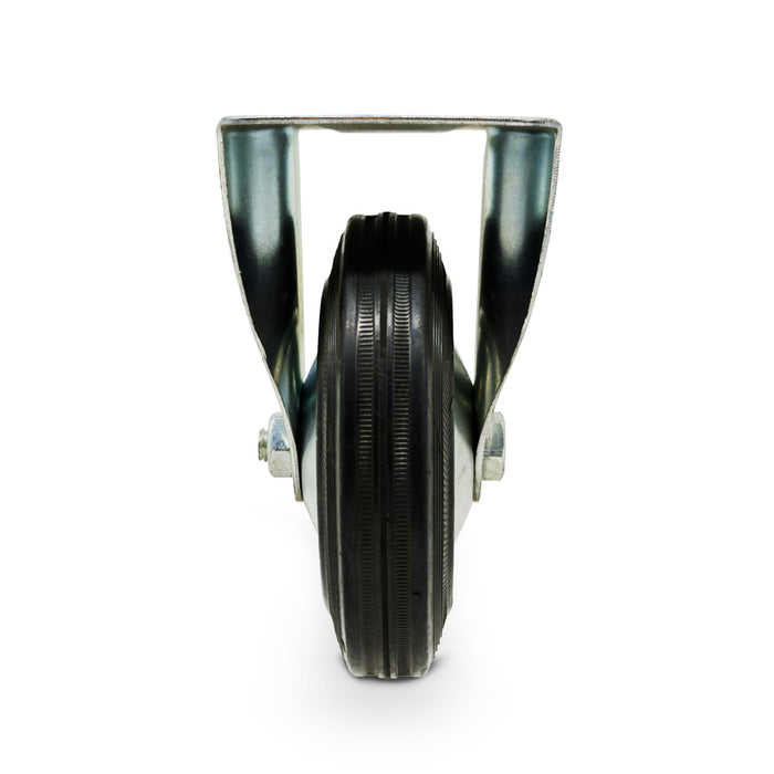 Grip 43025A 125mm 100kg Rubber Moulded Steel Core Fixed Castor