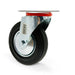 Grip 43025B 125mm 100kg Rubber Moulded Steel Core Swivel Castor