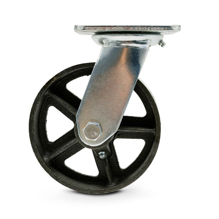 Grip 43032 152mm 600kg Industrial Heavy Duty Cast Iron Swivel Castor