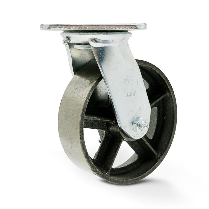 Grip 43032 152mm 600kg Industrial Heavy Duty Cast Iron Swivel Castor