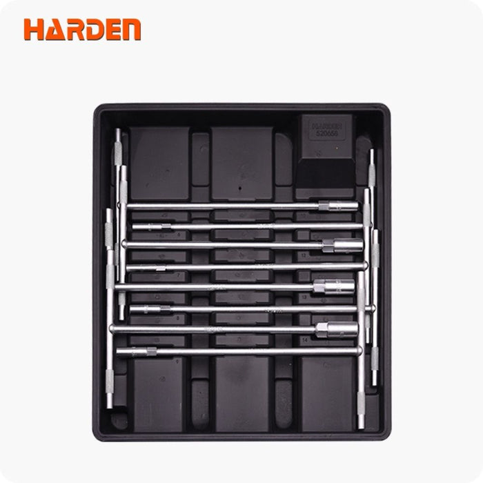 Harden 520658 8 Pieces T-handle Socket Wrench Set Front