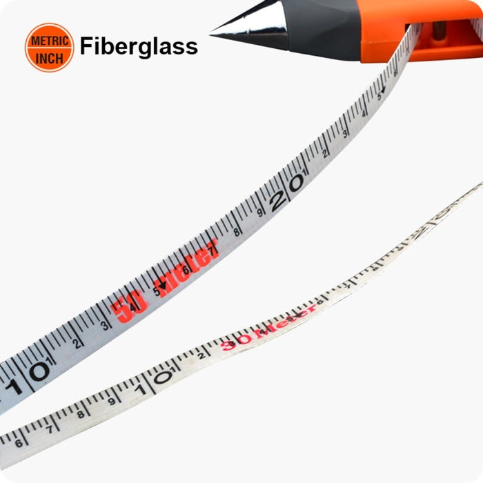 Harden 580215 50m x 12.5mm Measuring Tape Close Up