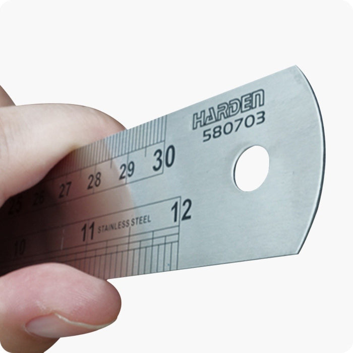 Harden 580701 150mm Stainless Steel Ruler CloseUp