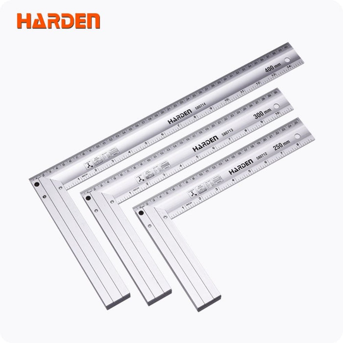 Harden 580713 300mm Aluminium Try Square Front