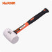 Harden 590437 680g (20oz) White Rubber Mallet with Fiberglass Handle Front