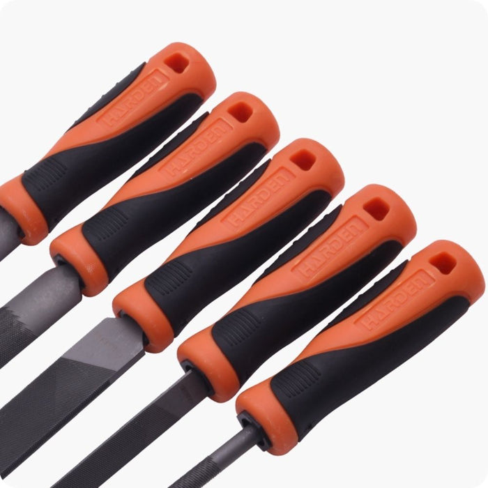 Harden 610631 200mm 5 Pieces Metal File Set Close Up