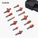 Harden 613212 12 Pieces 1/4 Shank Carbide Router Bits Set Front