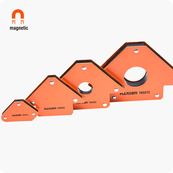Harden 765010 4 Piece 10lbs/1.5'' (40mm) Magnetic Welding Holder Set Front