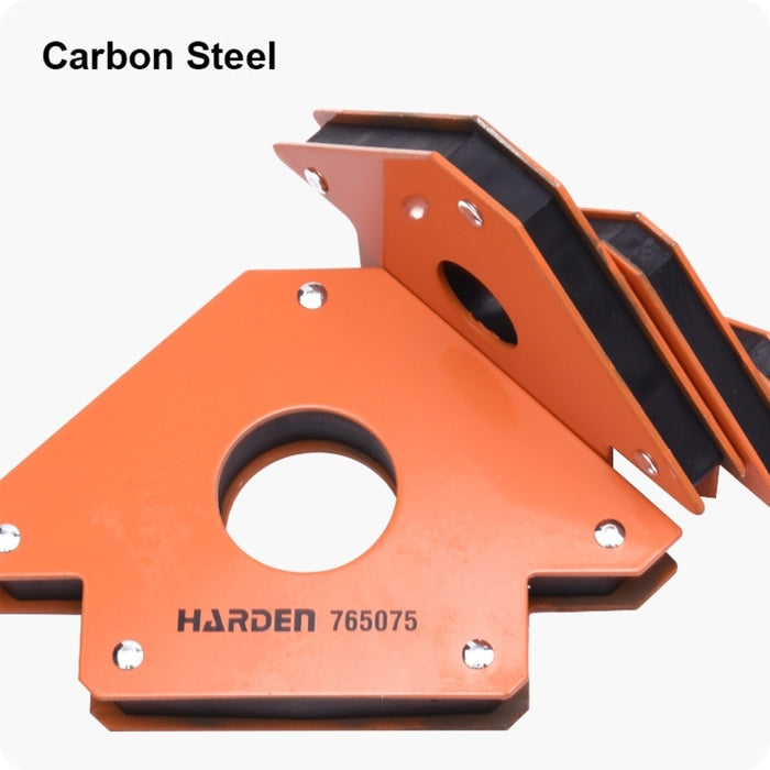 Harden 765010 4 Piece 10lbs/1.5'' (40mm) Magnetic Welding Holder Set Front