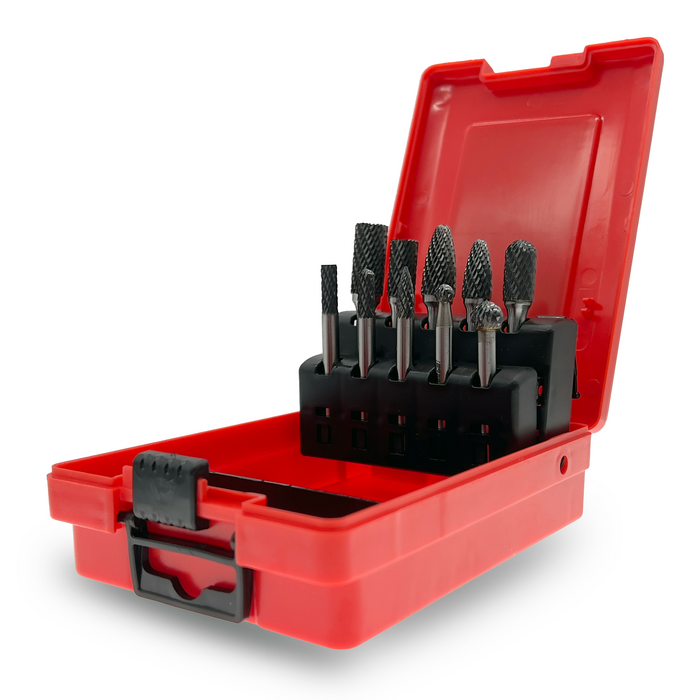 Pittsburgh P10106 10 Piece Tungsten Carbide Burrs Set