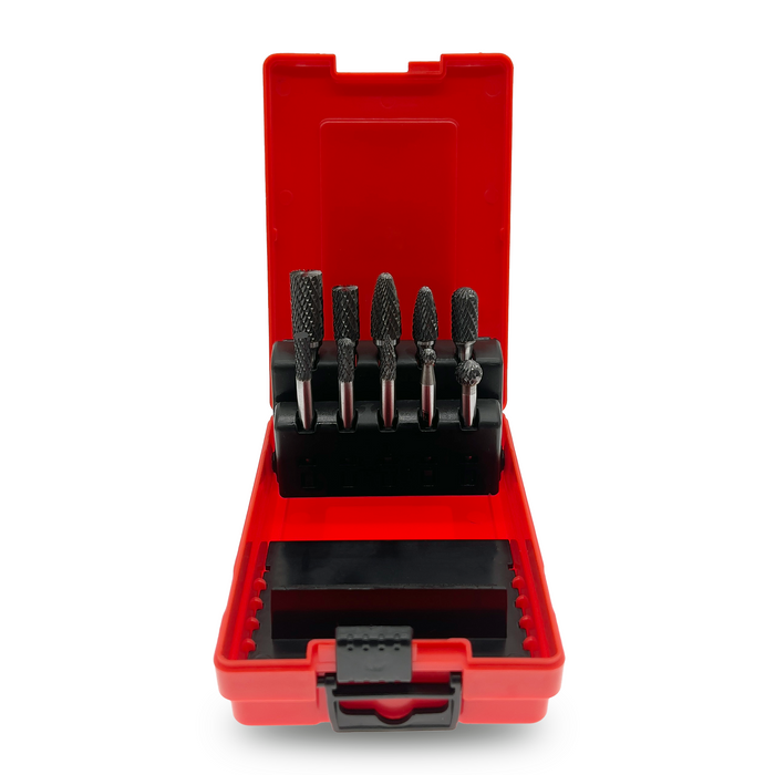 Pittsburgh P10106 10 Piece Tungsten Carbide Burrs Set